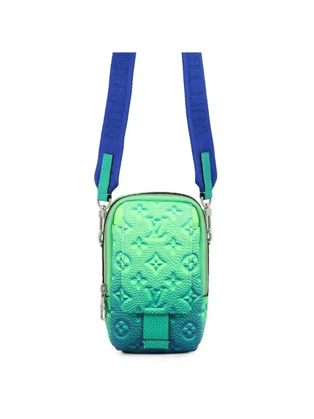Louis Vuitton Shoulder Bag Double Pouch Illusion Taurillon Leather